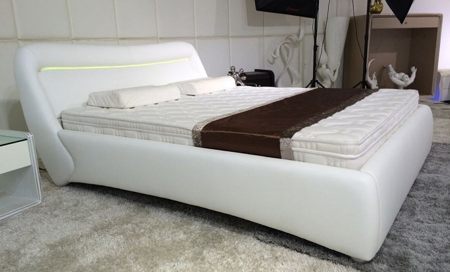 Leather Bed - Model 88 with light